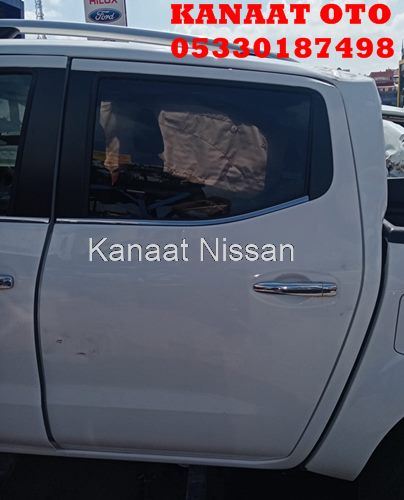 Nissan Navara 2014-2019 model euro6 çıkma sol arka beyaz kapı